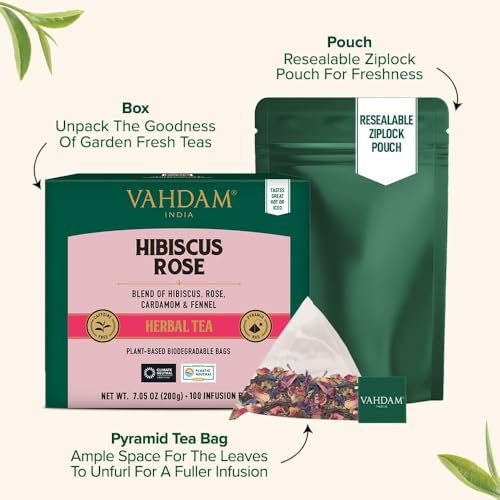 Hibiscus Rose Tea Bags