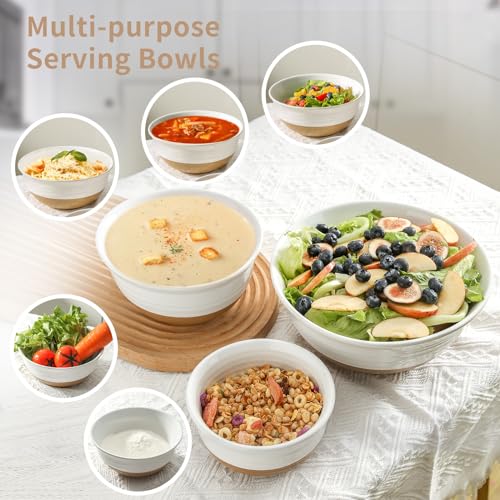 Ceramic Serving Bowls (3 Count)