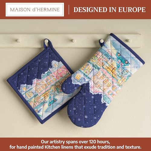 100% Cotton Oven Mitt & Pot Holder Set (2 Count)