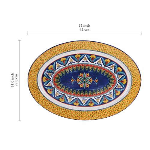 Havana 16 plus 14 inch Oval Platters Set (2 Count)