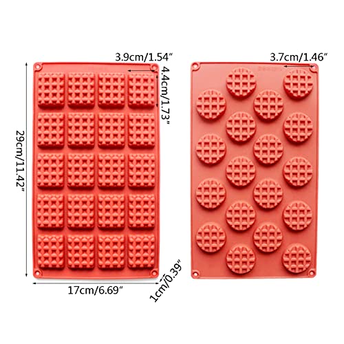 Silicone Waffle Mold Set