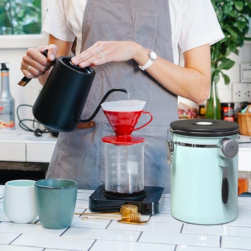 38OZ Coffee Canister for ground coffee with Date Tracker