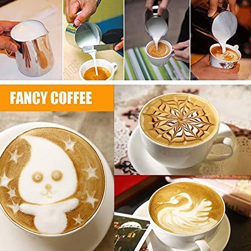 2 Pack Milk Frothing Pitcher 900ml 32oz Large Capacity Steaming Pitchers (2 Count)