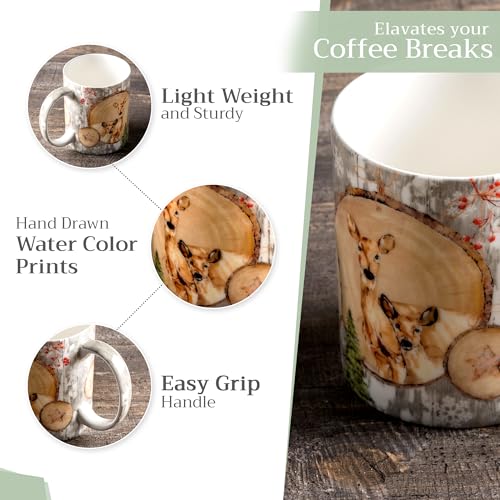 Coffee Mug with Handles Tea Cups