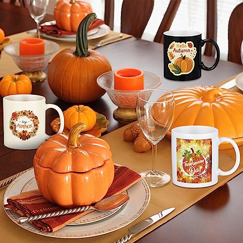 8 Pcs Ceramic Coffee Mugs 12 Oz Handle