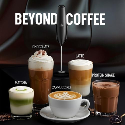 Powerful Milk Frother Wand With Duracell Batteries