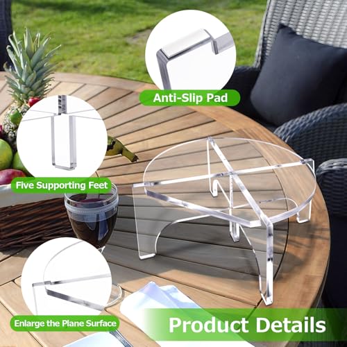 2Pcs Glass Drink Dispenser Stand