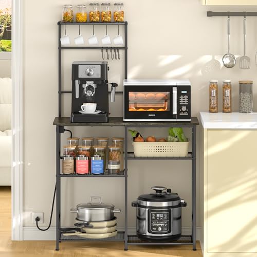 Bakers Rack with Power Outlet
