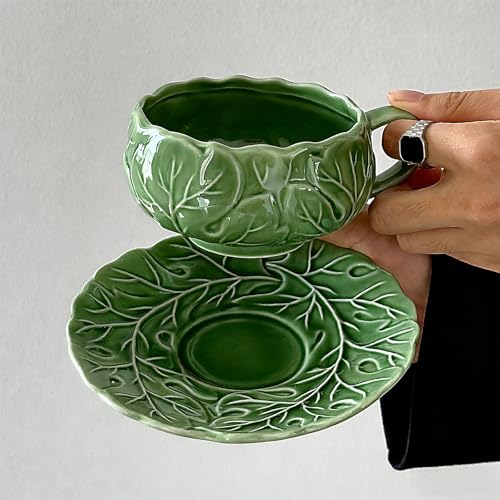 Tea Cups and Saucers Set of 2 (2 Count)