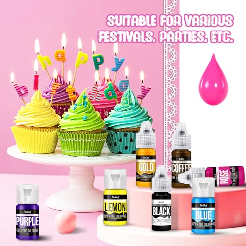 Food Coloring Gel Set (4.6 Fl Oz)