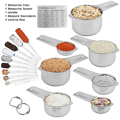 Measuring Cups and Spoons Set