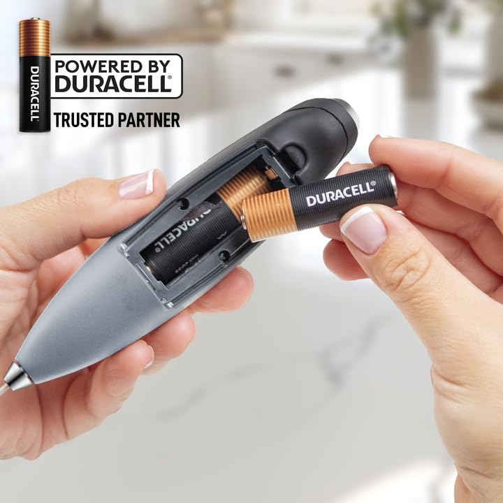 Powerful Milk Frother Wand With Duracell Batteries
