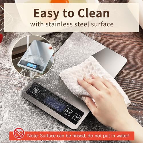 Food Scale 33lb Kitchen Scale with 1g Precision