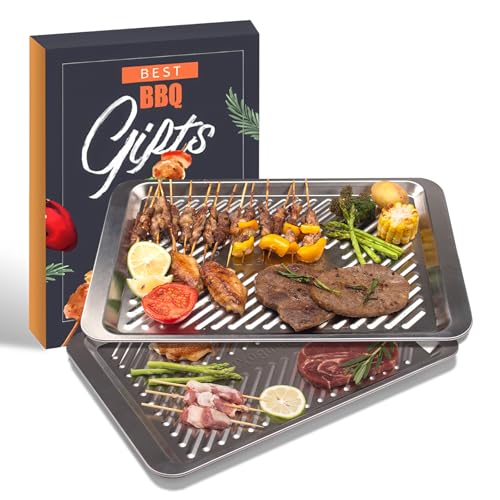 Grilling Prep and Serve Trays (2 Count)