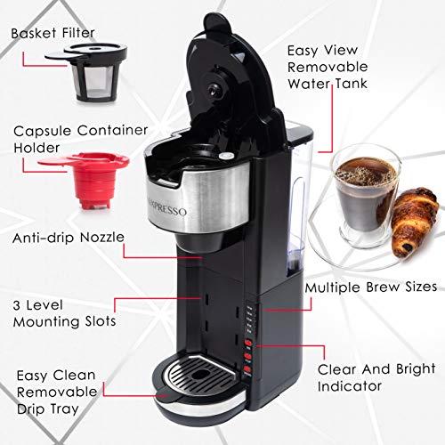 Black Single Serve Coffee Brewer K