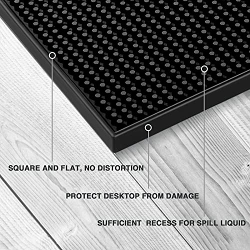 PVC Bar Service Mat for Cocktail Bartender 18x12 inches