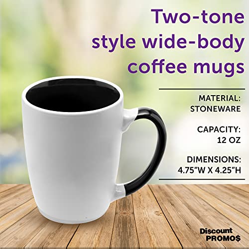 Java Two Tone Coffee Mugs 12 oz. Set of 10 (10 Count)