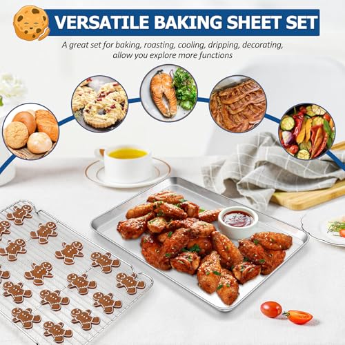 Baking Sheet with Cooling Rack Set (2 Count)