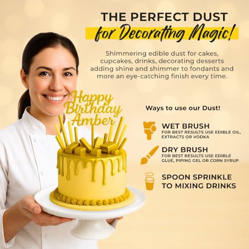 Luster Dust Edible Cake Decorations