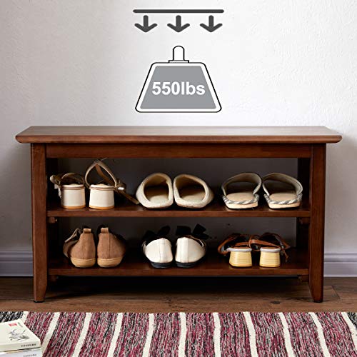 Shoe Rack Bench Wooden Shoe Storage Bench Entryway Bench