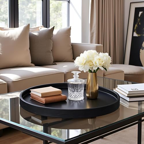25 Inch Round Ottoman Tray