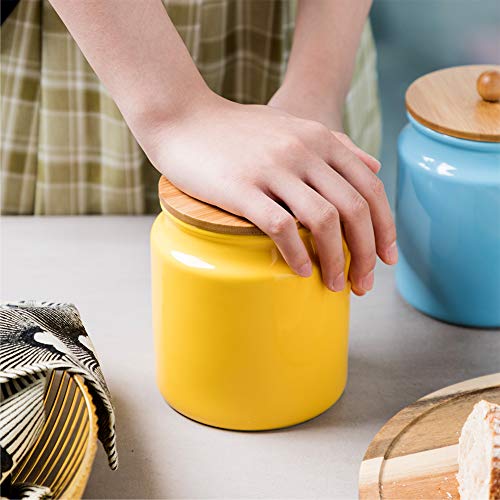 Sweejar Ceramic Kitchen Canisters (28 Fl Oz)