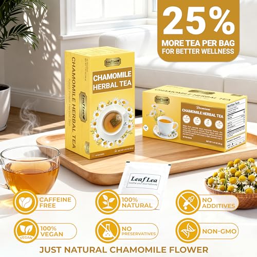 Chamomile Herbal Tea Bags (40 Count)