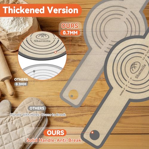 2Pc Silicone Bread Sling for Dutch Oven Sourdough Baking Tools