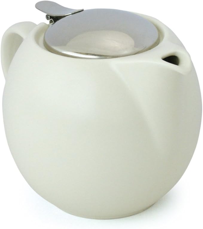 ZERO JAPAN Universal Teapot for 5 People, Gelato Colors BBN-04 GVA Gelato Vanilla, White, W6.5 x D4.7 x H4.5 inches (166 x 120 x 115 mm)