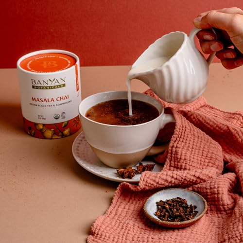 Masala Chai Organic Tea with Assam Black Tea (3 Ounce)