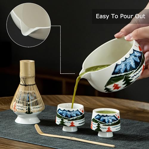 Matcha Whisk Set with Spout (6 Count)