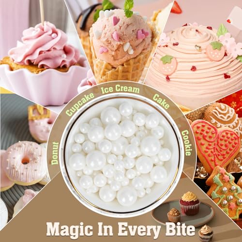 White Sprinkles 130g (4.58 Ounce)