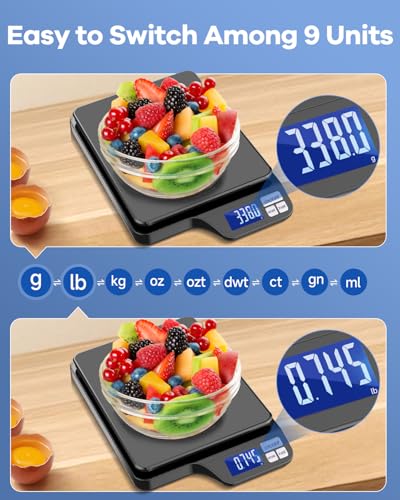 Large 5kg 11lb Kitchen Scale with 0.1g