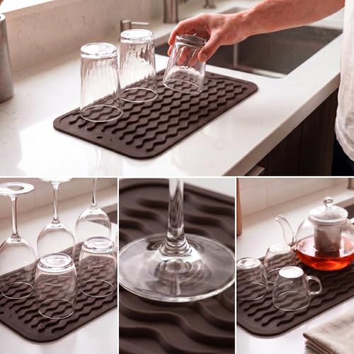 Silicone Dish Drying Mat for Multiple Usage