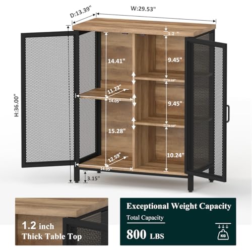 Coffee Bar Cabinet with Storage for Home Kitchen