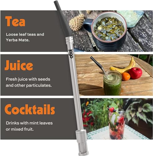 Portable Coffee and Tea Brewing Straw
