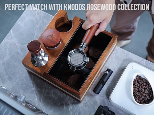 54mm Bottomless Portafilter Breville Compatible Rosewood Handle & Naked 18
