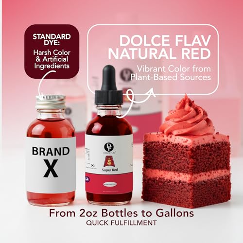 Natural Super Red Food Coloring from Beetroot (2 Fl Oz)