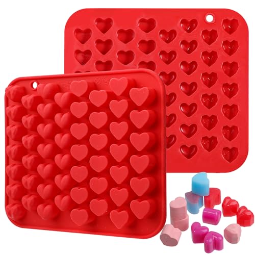 Mini Heart Molds 52 (2 Count)