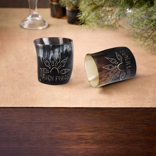 Viking Horn Shot Glasses Set of 12 (12 Count)