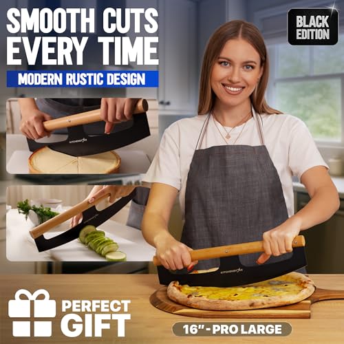 16 Inch Pizza Cutter Rocker Blade