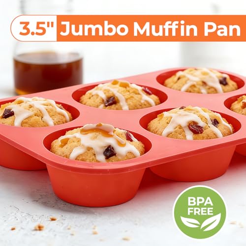 Silicone Jumbo Muffin Pan (2 Count)
