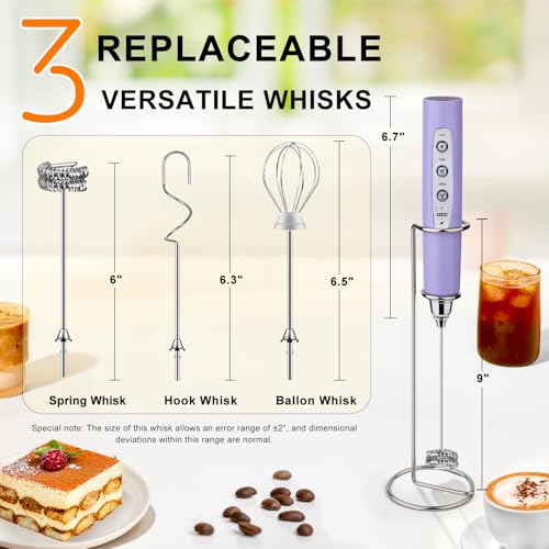 Handheld Milk Frother Wand for Coffee