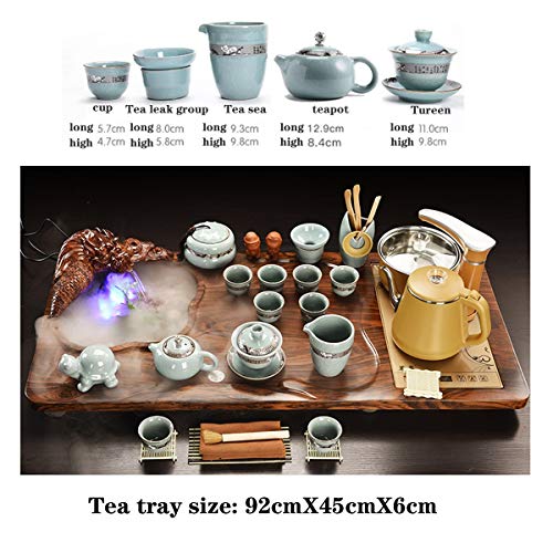 Tea Serving Tray with Tray Simple Automatic Teapot