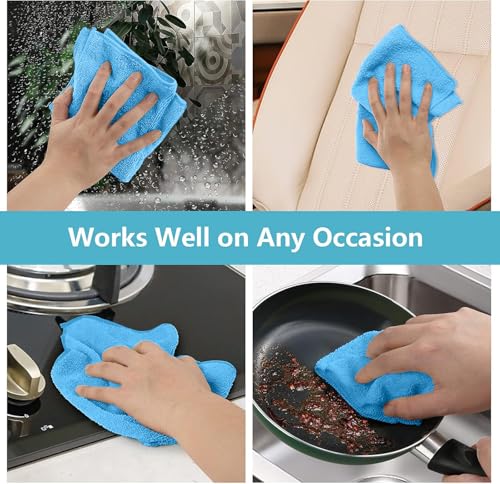100PK Microfiber Cleaning Cloth (100 Count)