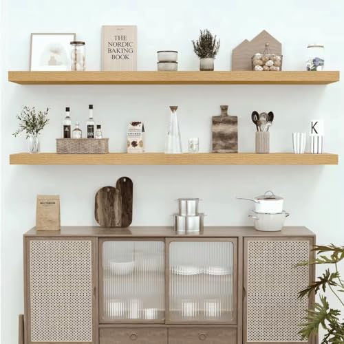 Deep Floating Shelves 72x12” Set of 1