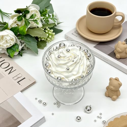 Silver Pearl Sprinkles for Cake Decorating (4.6 Ounce)