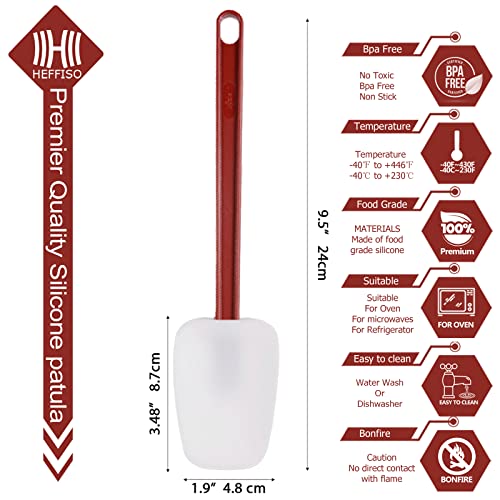 Silicone Rubber Spatula Set of 3 (3 Count)