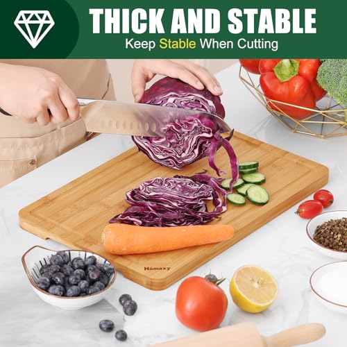 Organic Bamboo Cutting Boards for Kitchen