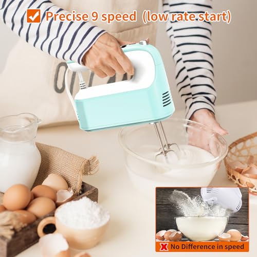 9 Speed Digital Hand Mixer Electric